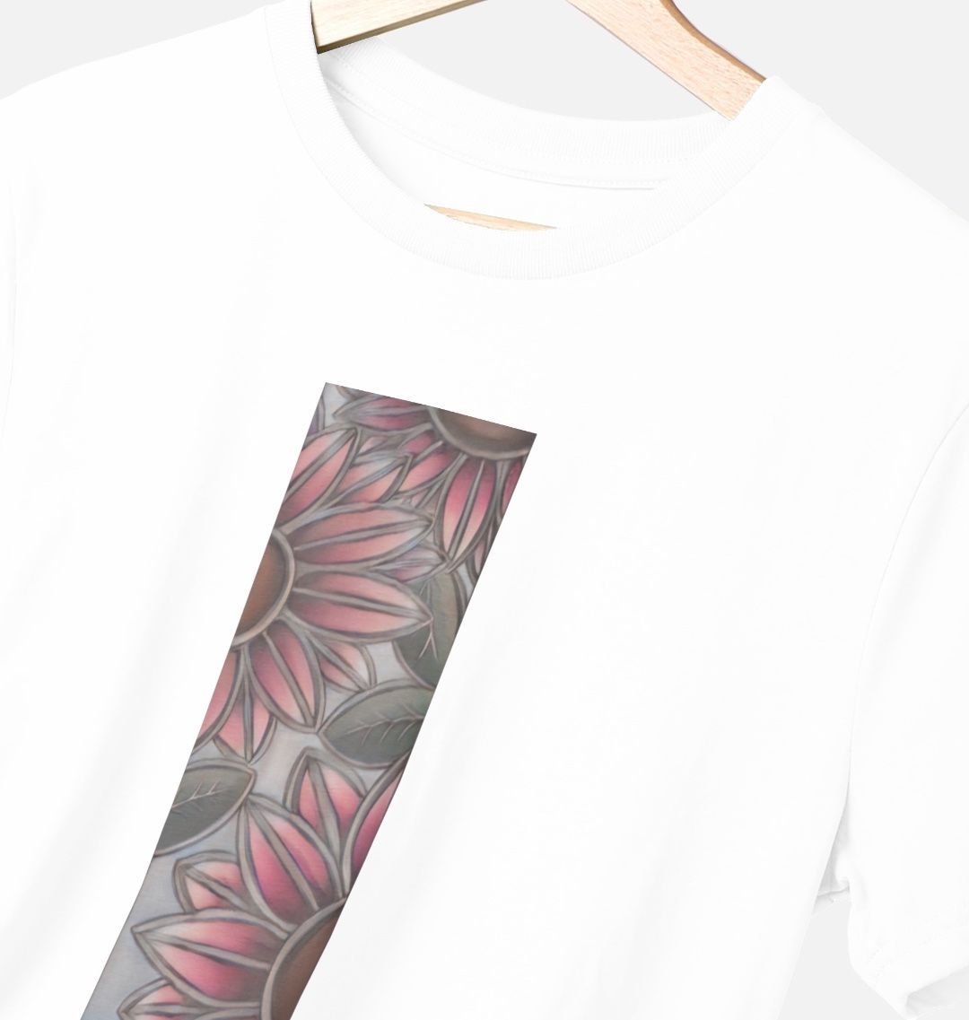 Unisex Stain glass sunflowers T-shirt.