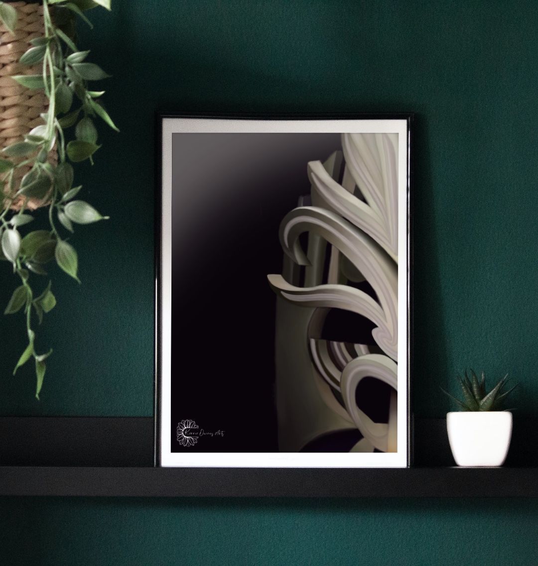 Ancestor of Te Papa side view poster print.