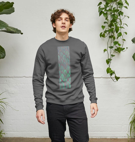 Men’s Cosmic leaves sweatshirts.