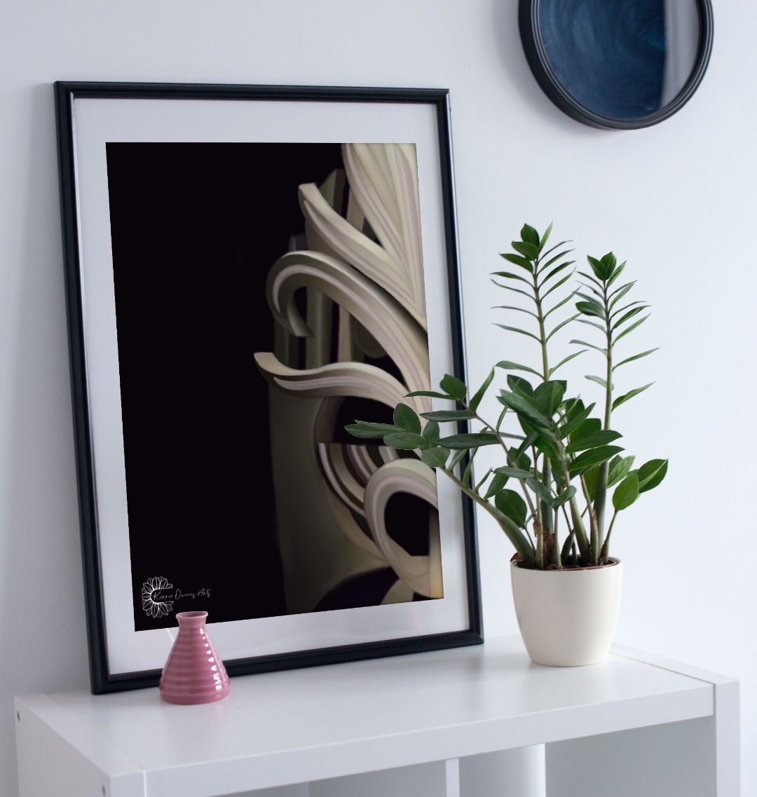 Ancestor of Te Papa side view poster print.
