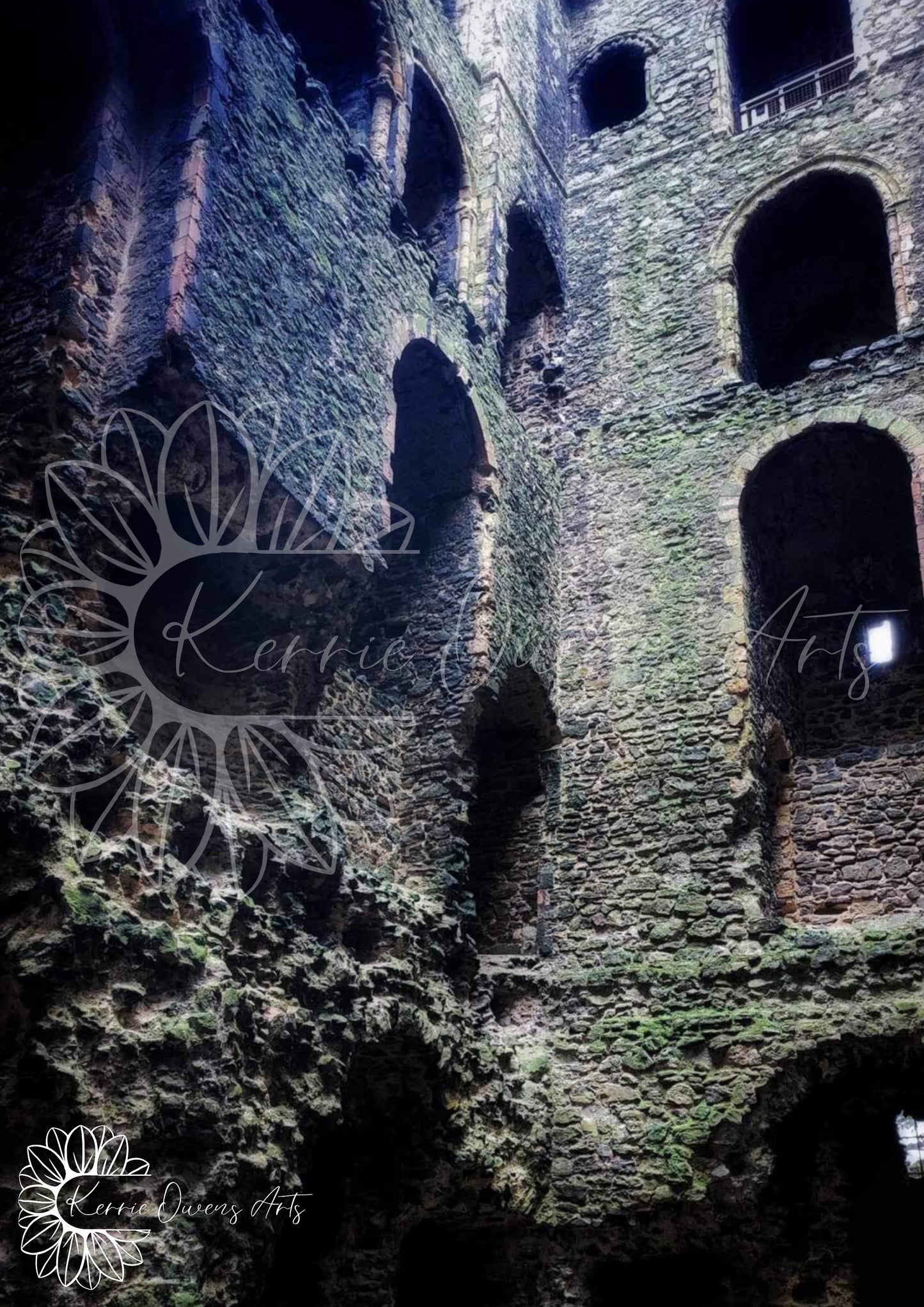 Rochester castle colour photograph print, digital download.